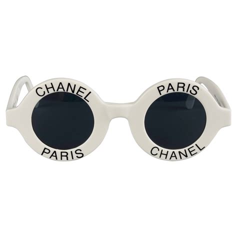 chanel paris round sunglasses